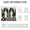 thumbnail image 5 of PHYHOO  Easter Rabbits Throw Pillow Cover,  Black and White Spring Holiday Party Cushion Case Decoration for Sofa Couch, 5 of 5