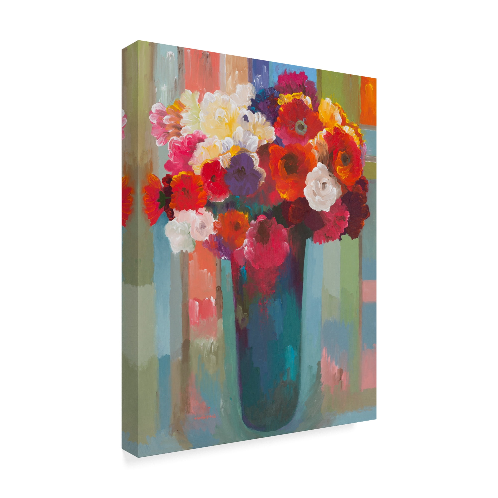 Trademark Fine Art 'Bright Bouquet' Canvas Art by Hooshang Khorasani