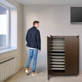 thumbnail image 4 of Hogare Zapatero de Parota hasta 60 Pares, Mueble Organizador de Calzado, 4 of 8