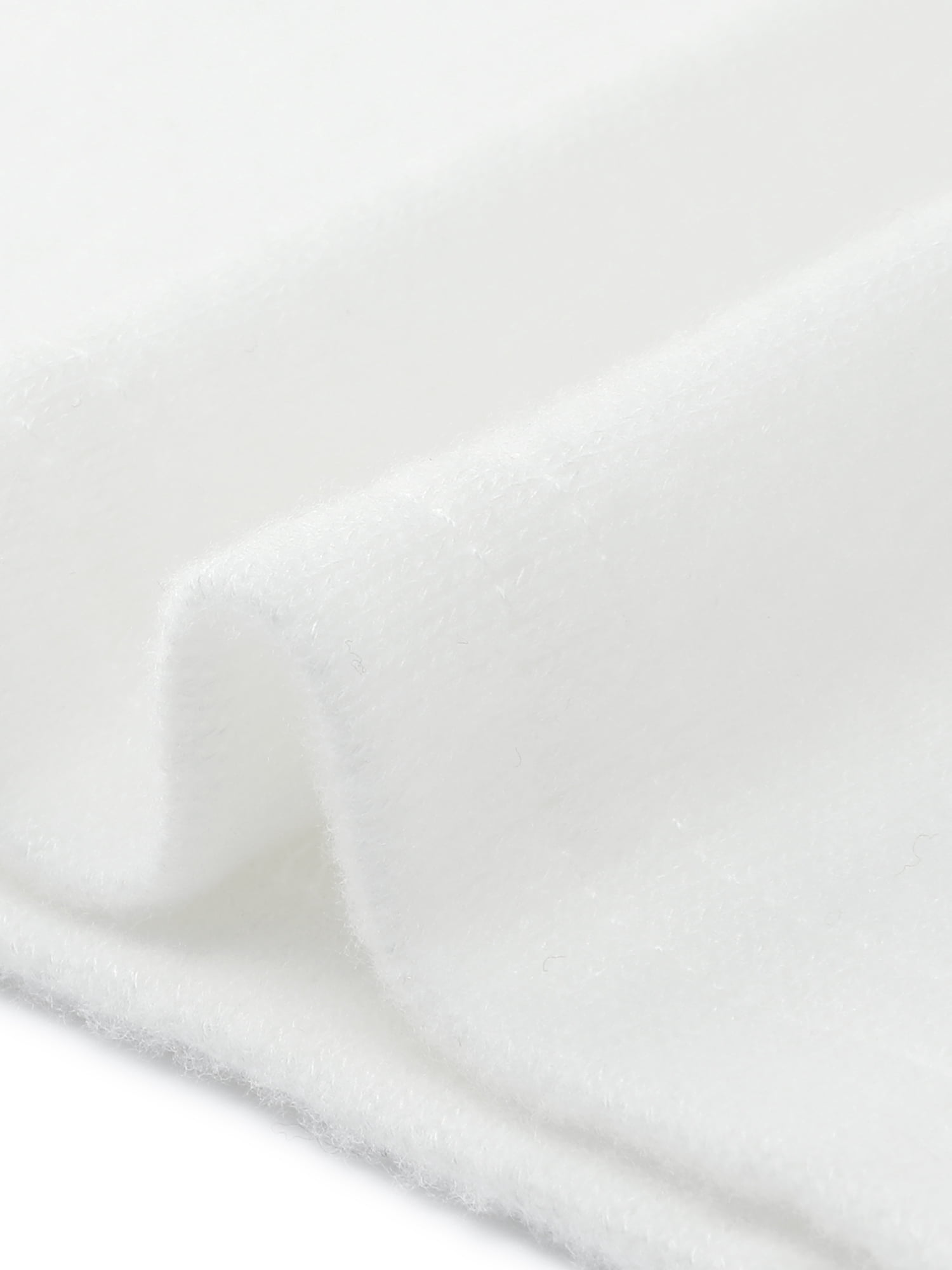 DARING DIVA Women's Stylish Turtleneck Drop Sleeve Sweater M White