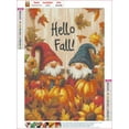 thumbnail image 2 of HsdsBebe Thanksgiving Diamond Art Painting Kits for Adults, Thanksgiving Gnome Pumpkins Diamond Art,Gem Art Craft Home Game for Kids, 2 of 6