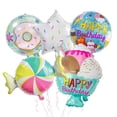 thumbnail image 3 of simhoa Ice Cream Balloons Donut Balloons Ice Cream Theme Versatile Candy Balloons Happy, 3 of 8