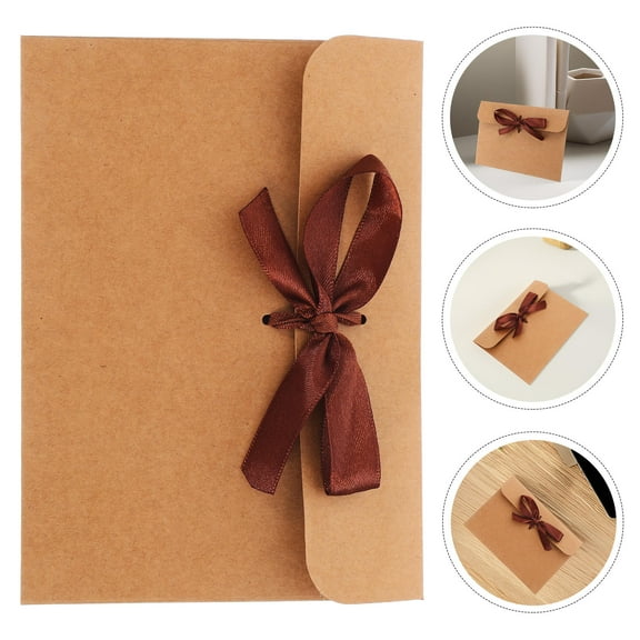 LEORX Ribbon Envelopes Packaging for Graduation Parties 50Pcs 6.7X6.5X0.04In