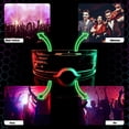 thumbnail image 3 of Gafas Futuristas con Luz LED Oybete para Fiesta, 3 of 6