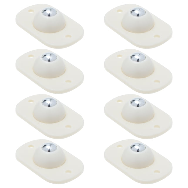 Weiweiguan 8 Pcs Boîte de Rangement Pratique Roulettes Autocollantes Roulettes Universelles