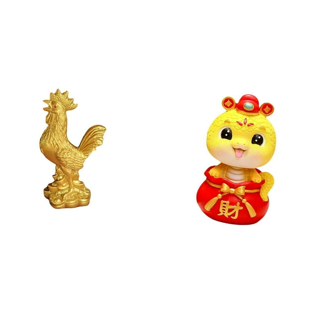Figura de serpiente y Feng Shui para decoración del hogar y la oficina. Adorno para cumpleaños, aniversario, inauguración de casa o año Nuevo Chino 20