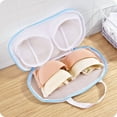 thumbnail image 3 of Bra Washing Bags for Laundry, Lingerie Bags for Washing Delicates, Bra Laundry Bag for Wash Machine, with Zippers and Handles, Fit Most Bras Sizes (1pcs-Blue), 3 of 5