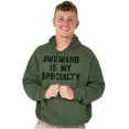 thumbnail image 5 of Awkward Specialty Funny Sarcastic Hoodie Sweatshirt Women Men Brisco Brands M, 5 of 5
