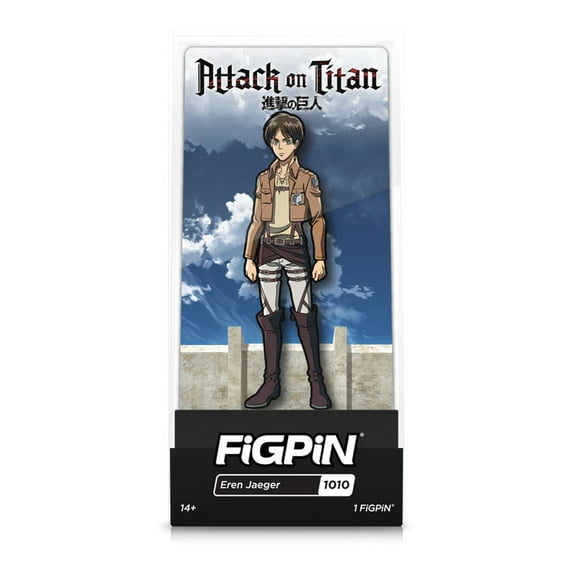 Attack On Titan Eren Jaeger FiGPiN #1010 Anime Enamel Pin