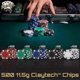 thumbnail image 2 of 500 Piece Poker Chip Set With Striped Dice Suitable For Texas Hold 'em Gaming, 11.5 Gram Chips, 2 of 5