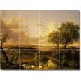 thumbnail image 1 of Ceramic Tile Mural-Thomas Cole Landscapes Painting 497. 32" w x 24" h using (12) 8 x 8 ceramic tiles, 1 of 3