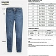thumbnail image 4 of Signature by Levi Strauss & Co. Gold Label Women's Totally Shaping Pull-On Skinny Jeans, Noir, 6 Medium New with box/tags, 4 of 4