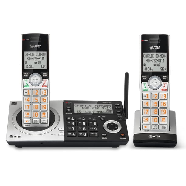 Teléfono inalámbrico AT&T CL83207 DECT 6.0 con bloqueador de llamadas inteligente