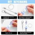 thumbnail image 3 of 36Pcs Beadable Keychains Bars,Silver Beadable Keychain Bars Bulk Blank,Keychain Making Kit for DIY Crafts Women Men Gift, 3 of 6