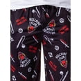 thumbnail image 3 of Stranger Things Men's Hellfire Club Roll For Your Life Lounge Bottoms Pajama Pants, 3 of 6