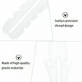 thumbnail image 6 of TALENO 100 Pcs Expansion Tube Plug Plastic White Wall Anchors for Drywall De Bloat Screw, 6 of 6