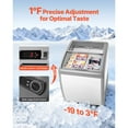 thumbnail image 2 of KFFKFF Commercial Ice Cream Display Case, 5.4 Cu.ft Chest Freezer, -19 to 3℉ Temp Adjustable Mobile Top Deep Freezer, 2 of 9