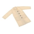 thumbnail image 2 of Gabardina para ropa de muñeca, figura masculina a escala 1/6, elegante, cortavientos con figuras de acción para accesorio de figuras de acción de 12 Beige, 2 of 8