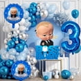 thumbnail image 4 of Juego de 90 piezas de guirnalda de globos con temática de Boss Baby, kit de arco de globos de helio de aluminio para baby shower de recién nacidos, suministros de decoración para fiestas infantiles, 4 of 5