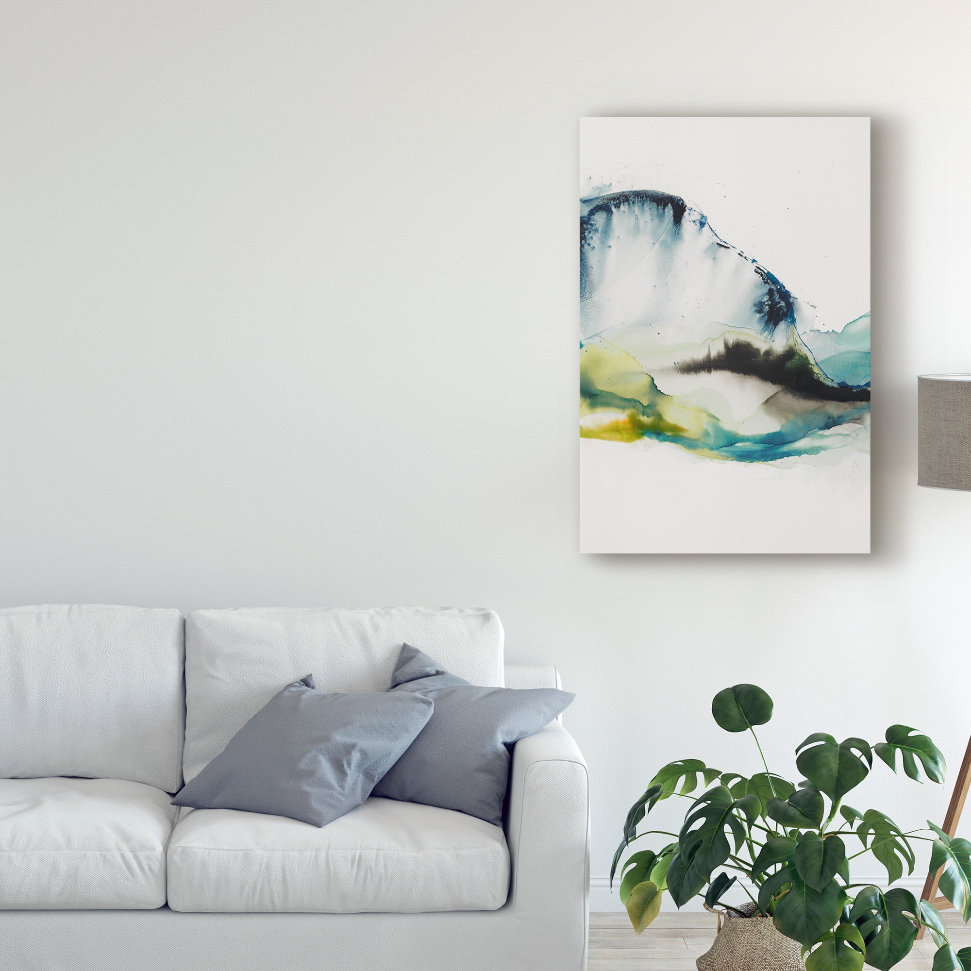 Trademark Fine Art 'Abstract Terrain III' Canvas Art by Sisa Jasper