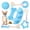 D, variant on 6Pcs TPR Dog Chew Toy Set for Puppies Small Dogs, Durable Teething Bone and Spiky Ball with Braided Fabric Rope Rings, Interactive Tug of War Play Toy Set for Gentle Chewers, Pet Boredom Relief Gift