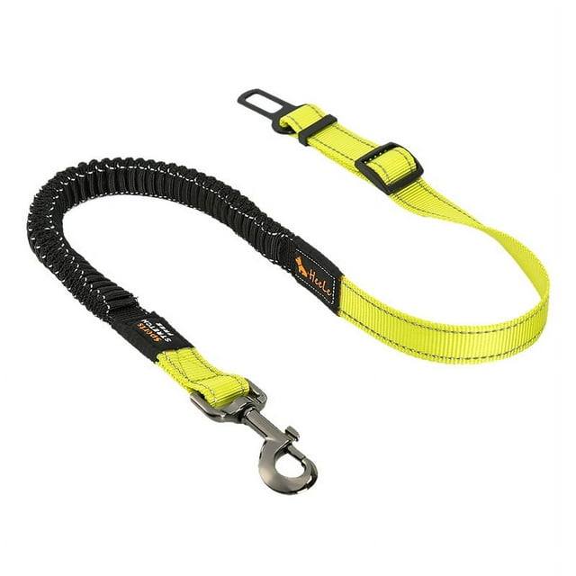 Pet Car Seat Belt Dog Car Safety Leash Large and Medium Dog Car Protection Leash Adjustable Dog Seat Belt,Belt for Dogs with Elastic Bungee Buffer,Adjustable Safety Dog Car Harness Hook