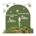 thumbnail image 5 of Command Wall Hooks Variety Pack, Limited Edition Radiant Pearl Color, Holds 3 lbs, 10 Hooks, 12 Strips, 5 of 11
