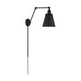 thumbnail image 5 of Bayard Swing Arm Lamp Matte Black w/ Switch 120v, 5 of 7
