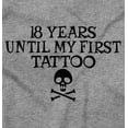 thumbnail image 2 of Eighteen Years First Tattoo Rebel Romper Boys or Girls Infant Baby Brisco Brands 12M, 2 of 7
