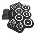 thumbnail image 4 of Roll Up Drum Practice Pad, Multi Function Shock 360 Degree Stereo Gift 100-240V Midi Drum Kit 2 Horn Sound  For Friends Gathering Performance US Plug, 4 of 8