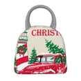 thumbnail image 7 of Lafuoo Merry Christmas 1 Pattern Large Portable Insulated Lunch Bag, Waterproof Zipper Insulated Lunch Bag for Men and Women-One Size, 7 of 7