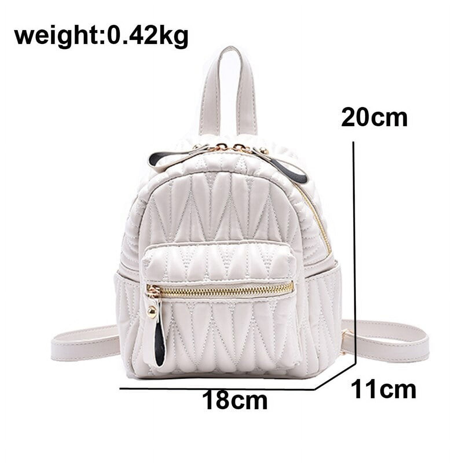 Cocopeaunts High Quality Leather Backpack Bags for Women Winter School Bags for Teenagers Girls Luxury Back Packs Designer Backpack, Kids Unisex, Size