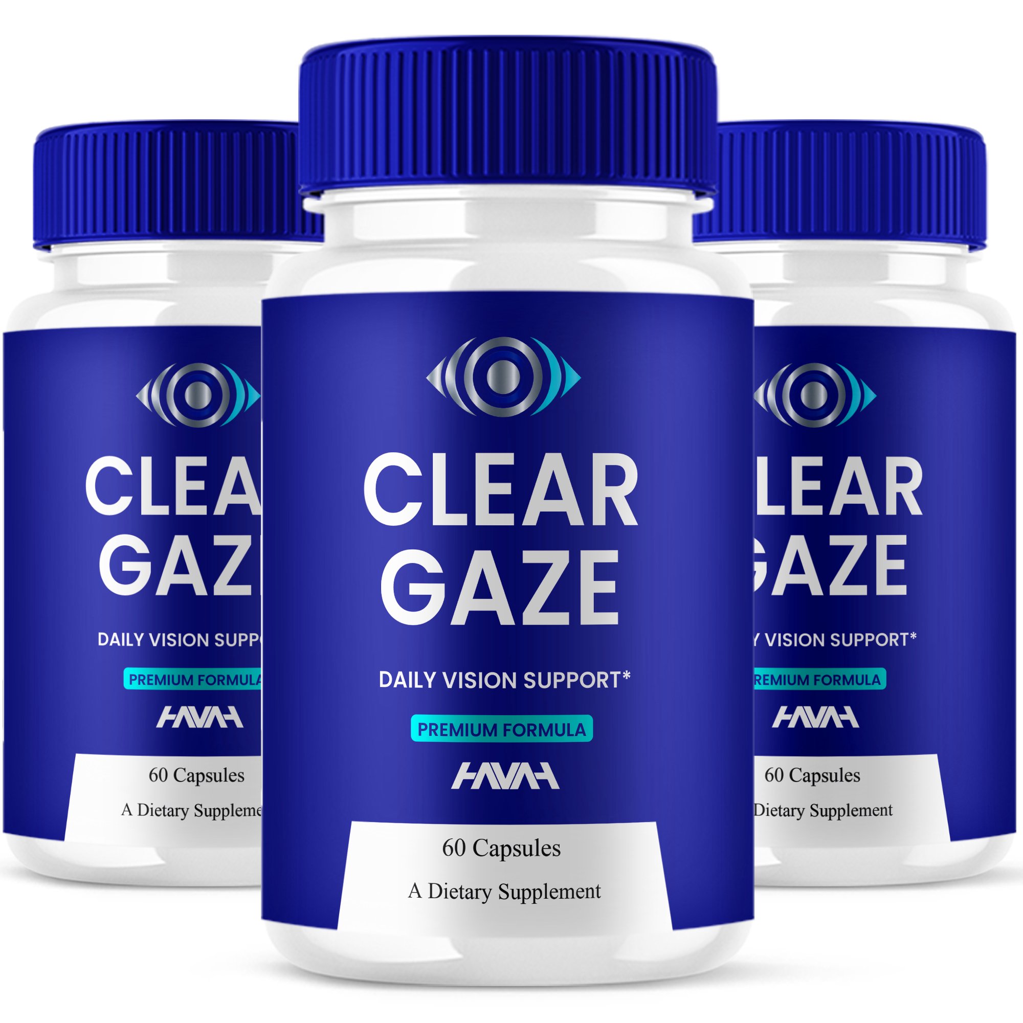 (3 Pack) Clear Gaze Vision Support, ClearGaze Premium Formula (180 Capsules)