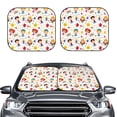 thumbnail image 6 of Lsque Childrens Party 2 PCS Windshield Sun Shade | CarFoldable Window Covers | Car Accessories Reflect UV for Universal Cars SUV Truck | Medium, 6 of 7