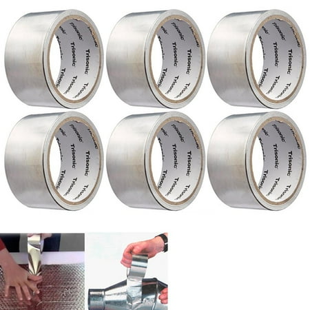 Hvac Heating - 6 Pack Aluminum Foil Tape 1.89x10 Yards HVAC Tape Work Furnace Heating AC Ducts