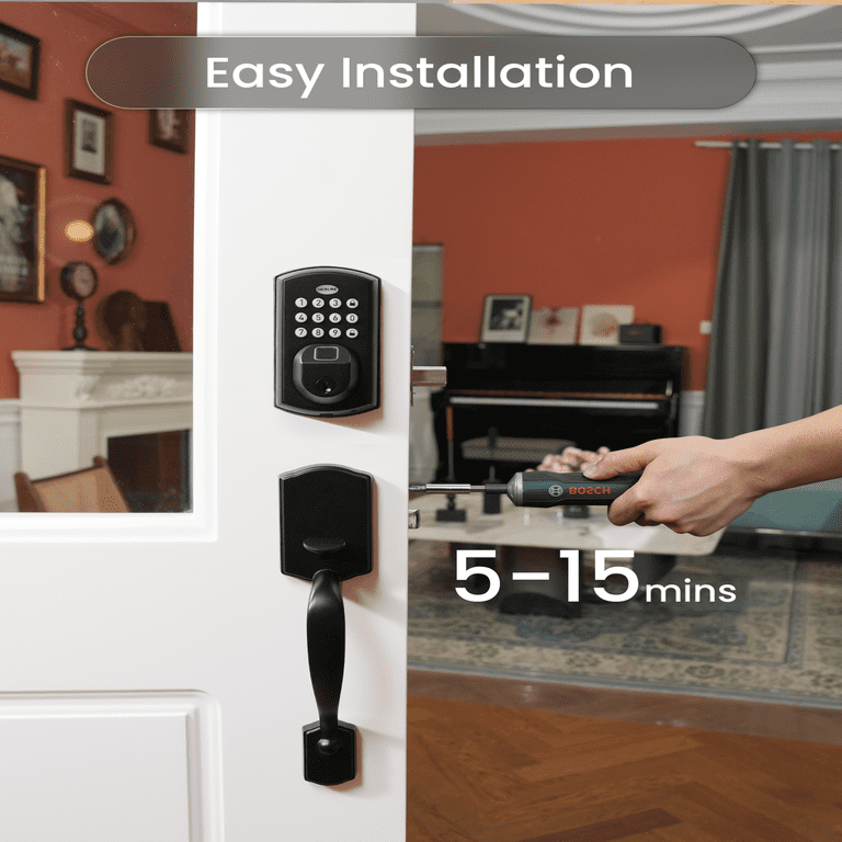 DESLOC A100F Electronic Keypad Door Lock Handle Set photo 8
