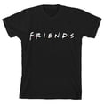 thumbnail image 4 of Friends TV Show Logo Boy's Black T-shirt-XL, 4 of 5