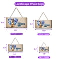 thumbnail image 5 of German Shepherd Proud Dad Happy Father's Day Landscape Wood Sign Alsatian Dog Lover Gifts Hanging Wall Home Decor - 02008, 5 of 5