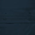 thumbnail image 4 of 1200-Thread Count 100% Egyptian Cotton Solid Duvet Cover & Pillow Shams, 3-Piece Duvet Cover Set by Blue Nile Mills – King/California King , Navy Blue, 4 of 7