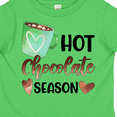 thumbnail image 4 of Inktastic Hot Chocolate Season with Green Mug and Hearts Boys or Girls Toddler T-Shirt, 4 of 5