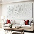 thumbnail image 2 of AEFER Oil Painting Art Wall Decor Pictures for Living Room Big Wall Artwork White Painting Modern Abstract Wall Decor Bedroom Office Unframe: 12x18inch(30x45cm), 2 of 6