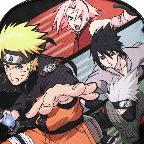  Naruto Classic Sasuke Vs Naruto 16 Youth 5-Piece Backpack Set