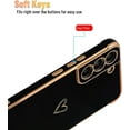 thumbnail image 4 of for Samsung Galaxy S22 Case, Slim Shockproof Electroplated Samsung Galaxy S22 Protective Phone Case, Black, 4 of 11