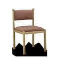 thumbnail image 2 of Moe's Home Collection Villetta Dining Chair Wood Pink, 2 of 6