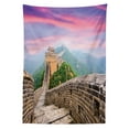 thumbnail image 3 of Ambesonne China Tablecloth Rectangular Table Cover, Fantasy Sky, 60"x84", Multicolor, 3 of 4