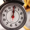 thumbnail image 2 of Retro Rickshaw Car Alarm Clock Plastic Desktop Decoration Home Model Bedside Clock Mechanical Movement, 2 of 4