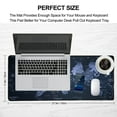 thumbnail image 4 of Cmhoo Gaming Mouse Pad 27.5x11.8IN Premium-Textured Non-Slip Rubber & Waterproof Mousepad with Stitched Edges for Gaming, Office & Home 70x30 Ditu02, 4 of 6