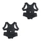 thumbnail image 2 of Vogacara corrector de postura práctico buena elasticidad soporte de espalda fuerte resistencia a la tracción ajustador enderezador mujer Negro/S 2piezas Vogacara CBP442117, 2 of 6