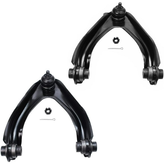 Detroit Axle - Front Upper Control Arms w/Ball Joints for 97-01 Honda CR-V 1997 1998 1999 2000 2001, 2 Upper Control Arms & Ball Joints Assembly Replacement