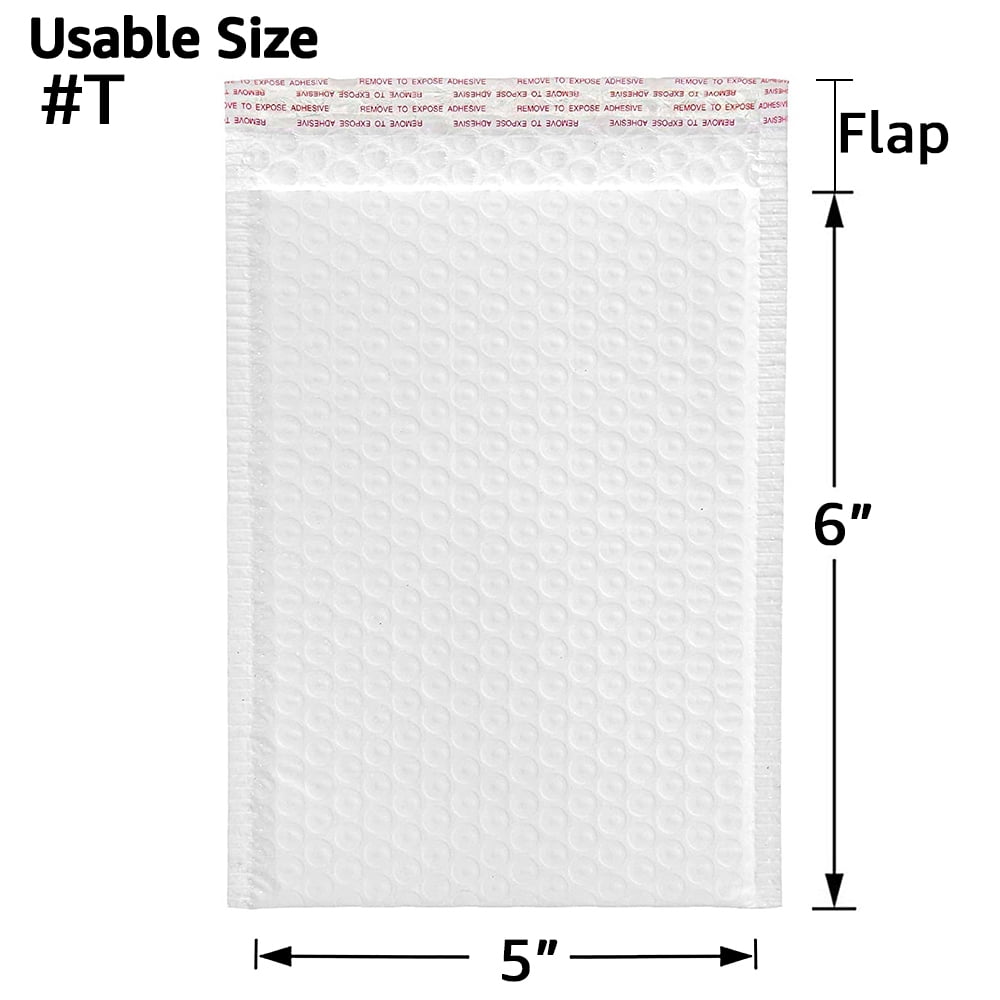 25/50/100 Poly Bubble Mailers Padded Envelope Shipping Bags Seal Any Size